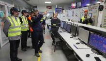 Lambán visita la empresa Verallia Spain