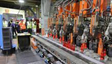 Lambán visita la empresa Verallia Spain