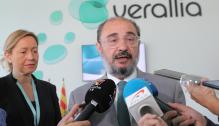 Lambán visita la empresa Verallia Spain
