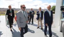 Lambán visita la empresa Verallia Spain