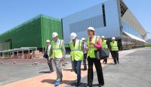 Javier Lambán visita las obras de ampliación de Certest Biotec