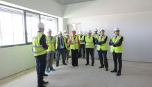 Javier Lambán visita las obras de ampliación de Certest Biotec