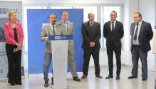 Javier Lambán visita las obras de ampliación de Certest Biotec