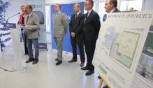 Javier Lambán visita las obras de ampliación de Certest Biotec