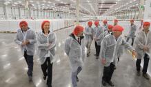 Visita a la plataforma del complejo deBonÁrea en Épila