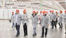 Visita a la plataforma del complejo deBonÁrea en Épila