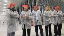 Visita a la plataforma del complejo deBonÁrea en Épila