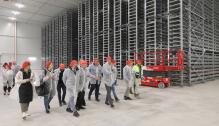 Visita a la plataforma del complejo deBonÁrea en Épila