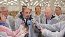 Visita a la plataforma del complejo deBonÁrea en Épila