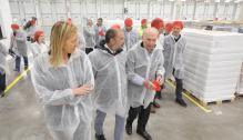 Visita a la plataforma del complejo deBonÁrea en Épila