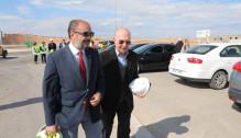Visita a la plataforma del complejo deBonÁrea en Épila