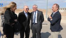 Visita a la plataforma del complejo deBonÁrea en Épila