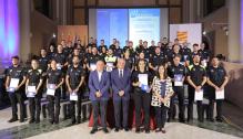 Acto de clausura del XXVI Curso de Formación para el ingreso en los Cuerpos de Policía Local de Aragón