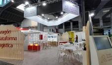Stand de Aragón Plataforma Logística en el SIL 2023