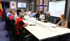 El presidente Javier Lambán preside la reunión del Cecopi