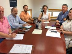 La directora general de Pymes y Autónomos, Ana Sanz, en una reunión de seguimiento del programa junto a asociaciones de autónomos