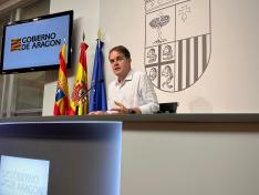 Roberto Bermúdez de Castro, durante su comparecencia este lunes ante los medios.