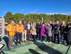 El director general de Carreteras e Infraestructuras, Miguel Ángel Arminio, ha explicado los detalles de la actuación en la A-1210 en presencia del consejero Octavio López, alcaldes, diputados y representantes comarcales.