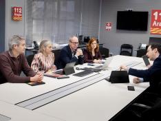 Reunión de trabajo entre miembros de la Dirección General de Interior, el ITA y la CARTV.