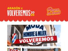 El Gobierno de Aragón y los ayuntamientos impulsan una nueva campaña de Volveremos con cerca de 10 millones de euros.