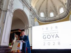 Jorge Azcón participa en la presentación del Plan Director del Bicentenario de la muerte de Francisco de Goya
