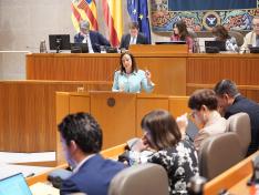 La consejera Susín ha respondido en las Cortes a una interpelación sobre la gestión de la discapacidad