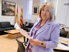 La consejera de Educación, Cultura y Deporte, Tomasa Hernández.
