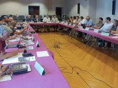 Reunión del Patronato del Parque Nacional de Ordesa y Monte Perdido que ha tenido lugar en Bielsa.