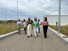 La vicepresidenta del Gobierno de Aragón ha visitado este miércoles Cella