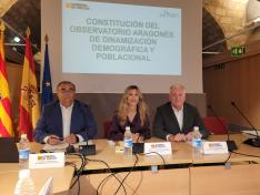 La vicepresidenta Mar Vaquera y el consejero Octavio López presiden el Observatorio de lucha contra la despoblación.