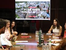 Imagen del primer encuentro del Plan India de Arex y Cámara de Comercio