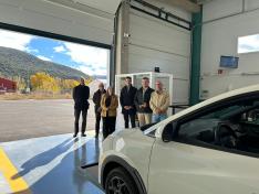 La directora general de Promoción Industrial e Innovación, Mar Paños,ha inaugurado la ITV de Albarracín