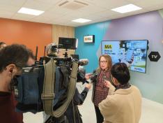 María Ángeles Rincón, Directora General de de Administración Electrónica y Aplicaciones Corporativas, explica la utilidad de la nueva app