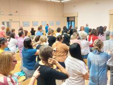 Una de las sesiones para niños y jóvenes con altas capacidades.