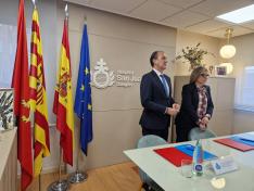 La firma se ha realizado en el Hospital San Juan de Dios de Zaragoza