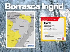 Avisos borrasca Ingrid en Aragón - PROCIFEMAR en fase de alerta