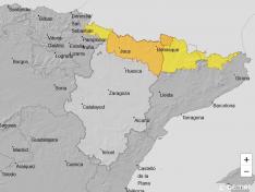 Ampliado el aviso de nivel naranja por nevadas en el Pirineo oscense.