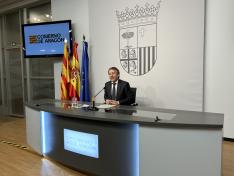 Javier Martínez, en rueda de prensa