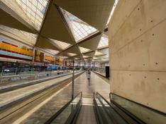 Estación de Delicias, en Zaragoza