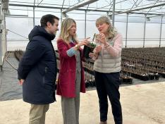 Mar Vaquero y Javier Camo han visitado Viveros Verón