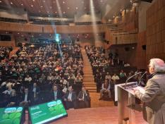 El consejero de Agricultura, Ganadería y Alimentación en funciones Javier Rincón destaca que Aragón produce más de la mitad de la alfalfa de España.