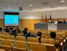 Un momento del acto de llamamiento de plazas celebrado esta mañana en el SALUD