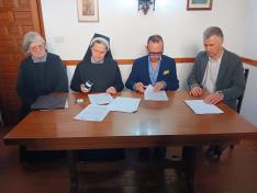 Se ha firmado un contrato de comodato para trasladar los documentos monásticos al Archivo Histórico Provincial de Huesca