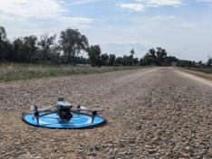 Dron de INFOAR con cámara térmica infrarroja adquirido recientemente.
