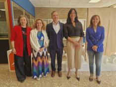 Visita de Luis Mallada a la Feria de Empleo