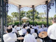 Actuación de la Unión Musical Garrapinillos.