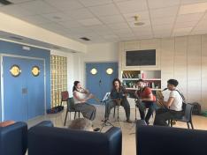 Un momento del concierto celebrado en el Hospital Universitario Royo Villanova para los pacientes de Psiquiatría