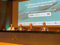 El consejero de Sanidad, Ángel Sanz , en la inauguración de las II Jornadas de Evidencia