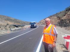 Miguel Ángel Arminio ha supervisado la entrada en servicio del nuevo viaducto de la A-226.