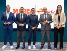 Presentación del primer tour nacional de hyatlón esta semana en Madrid.